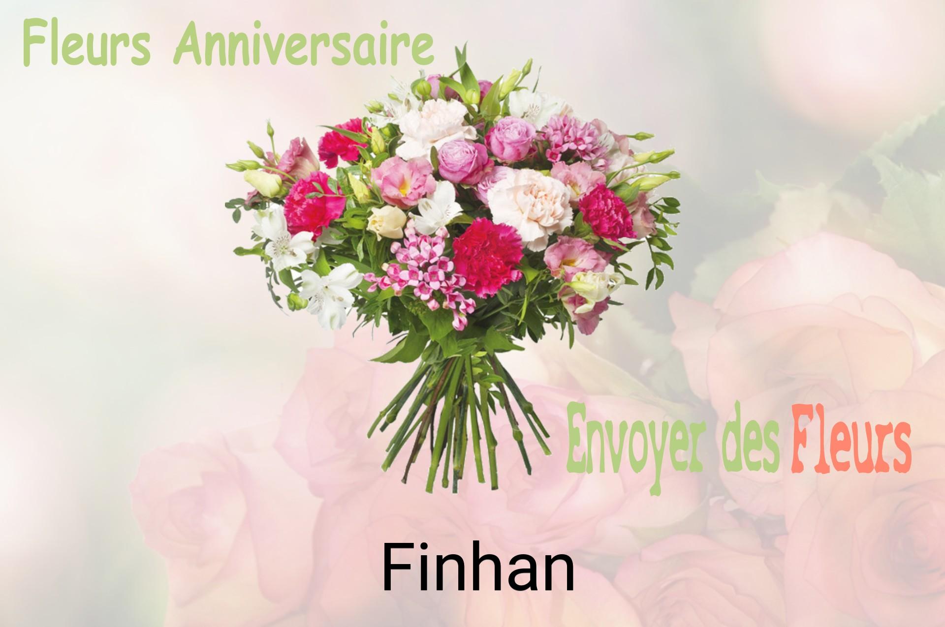 Bouquet de fleurs d’anniversaire livré à Finhan